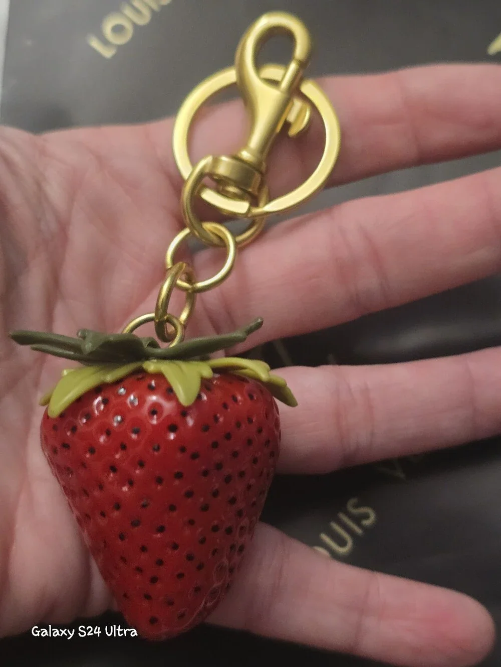 Strawberry 🍓 Bag Charm/ Keychain NEW